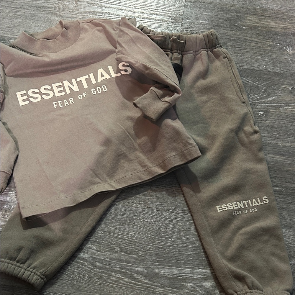 Essentials Fear of God Kids Top and Bottom